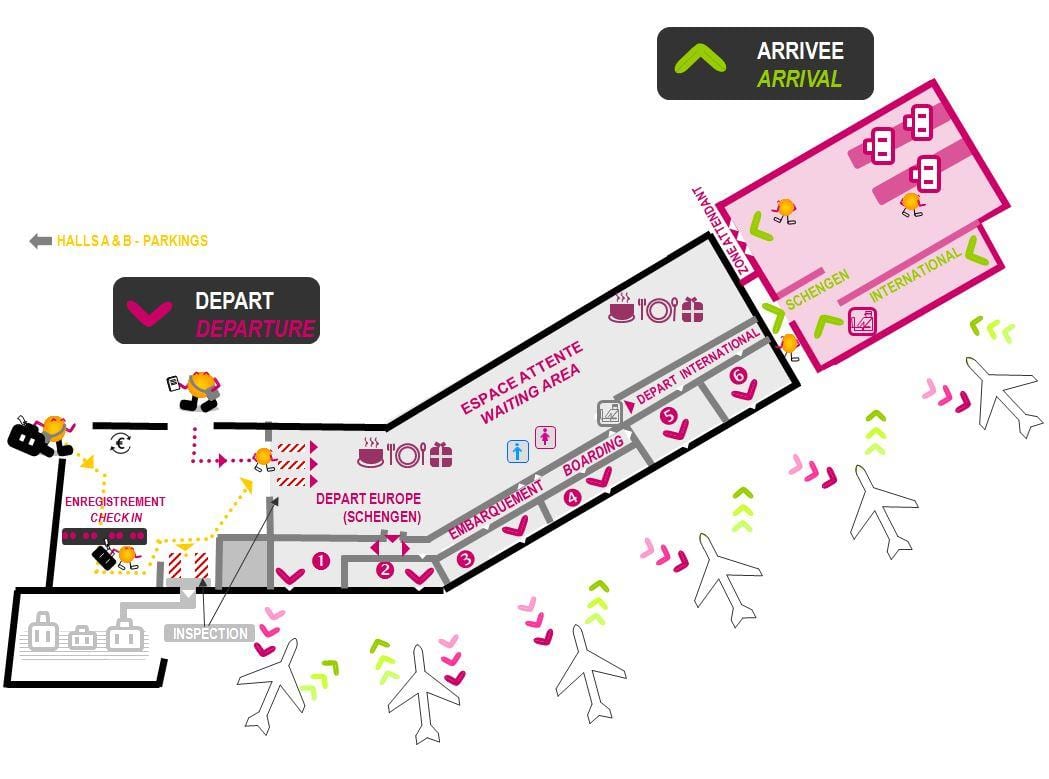 mapa sala Bordeaux 