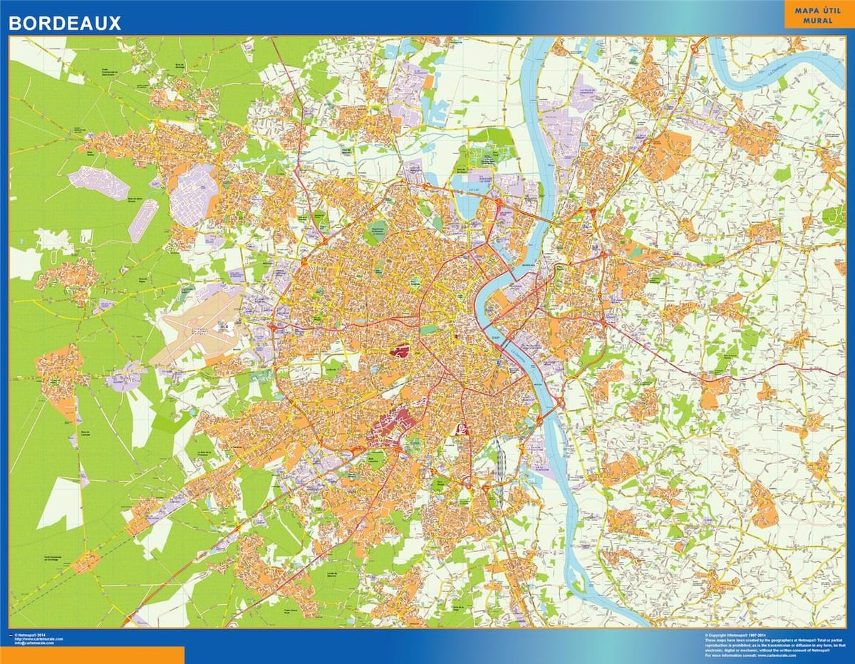 mapa sklepu Bordeaux
