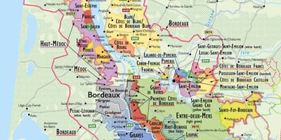 Winnice Bordeaux mapie